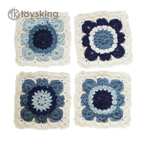 TK <span class=keywords><strong>Crochet</strong></span> fait à la main <span class=keywords><strong>fleur</strong></span> carrée de grand-mère pour couverture de Montage pour lit - Product Image 4