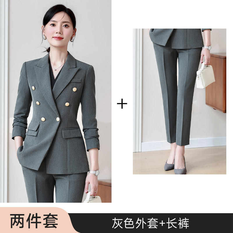 Manteau gris + pantalon