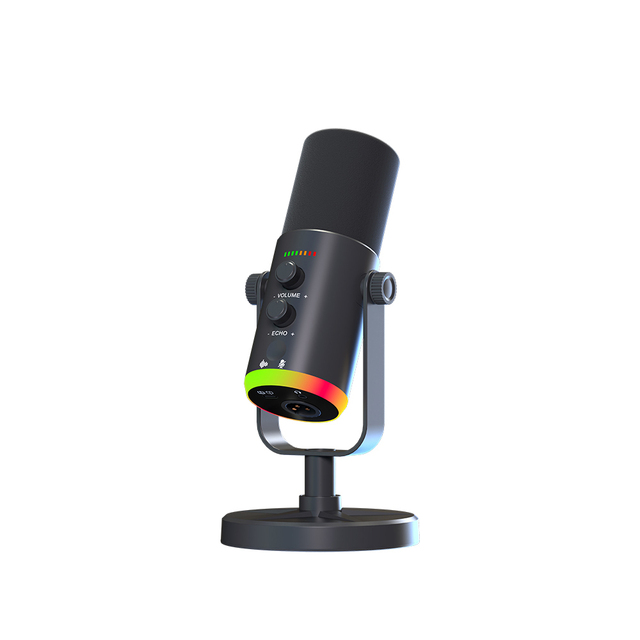 EASEMELO EM700 One Click Mute Gaming Microphone USB XLR Dual Output Dynamic Studio Mic for Content Creators and Gamers