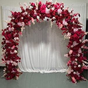 ชุดอุปกรณ์ตกแต่งซุ้มดอกไม้ประดิษฐ์แบบพกพา ใช้ซ้ำได้สำหรับตกแต่งฉากหลังงานแต่งงานและงานปาร์ตี้ - Product Image 4