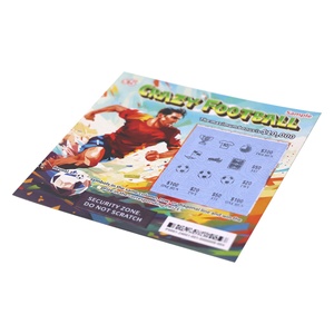 Solution tout-en-un : Carte de loterie personnalisable avec données variables, impression numérique sécurisée sur carton - Product Image 5