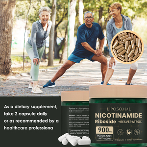 Integratore NAD WELLBODY OEM a Marchio Privato per Energia, Capsule di Nicotinamide Riboside Liposomiale con Estratto di Resveratrolo - Product Image 2