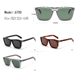 Gafas de Sol Rectangulares con Logotipo Personalizado, Montura Completa de Concha de Tortuga, Lentes Marrones, Protección Anti-UV, Unisex para Adultos - Product Image 3