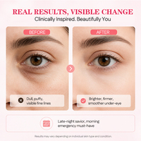Patchs pour les yeux au collagène M OEM, patchs pour les yeux au gel de PDRN et à la caféine, cernes, yeux gonflés, ridules, raffermissant, hydratant, masque pour les yeux au PDRN