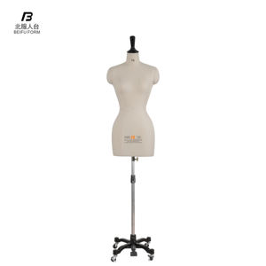 BEIFUFORM Offre Spéciale japonais taille Standard 7A femme en fibre de verre Mannequin réaliste demi-corps femmes robe forme grande hanche modèle - Product Image 2