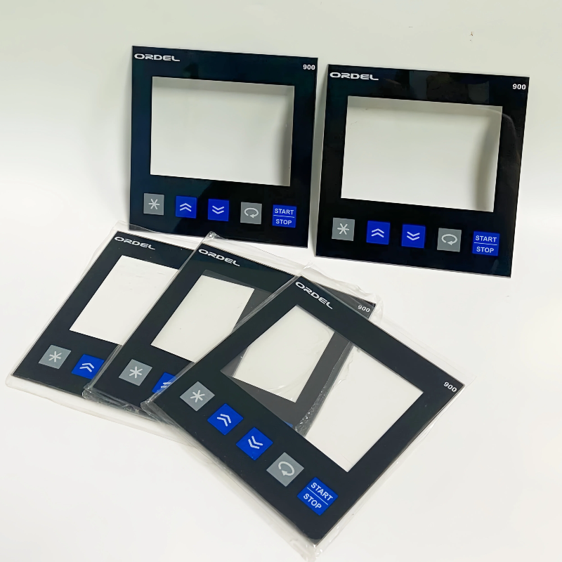 Instrument Panel Window, Blue Transparent Acrylic
