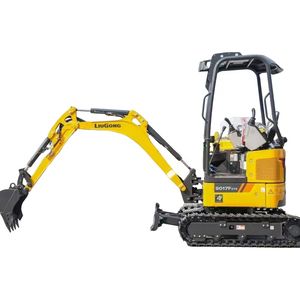 Liugong 9017FZTS 1.7 tonnes Mini pelle sur chenilles Moteur Kubota Moteur Yanmar Piste en acier Petite pelle Machines de construction - Product Image 1
