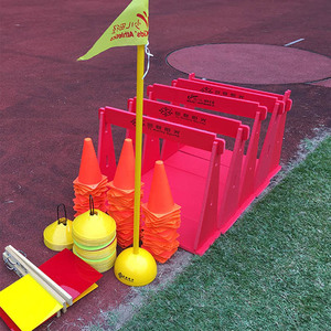 Hauteur réglable enfants haies en mousse pour les sports scolaires entraînement physique saut agilité haie Kit d'athlétisme pour terrain de piste pour - Product Image 1