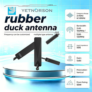 Antenne WiFi en caoutchouc de haute qualité, double bande 2.4G 5.8G, MIMO 4x4, omnidirectionnelle, à gain élevé, pour répéteur de signal <span class=keywords><strong>AP</strong></span> - Product Image 1
