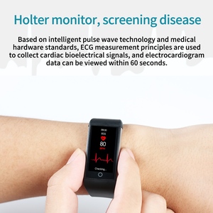 Bracelet intelligent de santé et de fitness avec ECG, mesure des lipides sanguins, de l'acide urique et de la graisse corporelle - Product Image 3