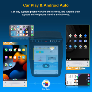 Autoradio Android 10,4 pouces de style Tesla avec CarPlay sans fil, Android Auto et 4G LTE pour <span class=keywords><strong>VW</strong></span> Touareg 2016 - Modèle Premium - Product Image 4