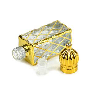 Nuevo Envase Cuadrado de 12 ml, Moderno, con Estampado Dorado Especial, Estilo Folclórico de Dubái, Botella de Vidrio para Perfume Árabe, Roll-on para Aceite Esencial - Product Image 5
