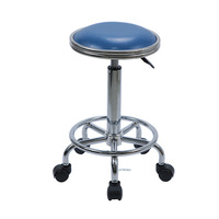 Tabouret pivotant en métal réglable en hauteur, antistatique, pour laboratoire, atelier, ligne d'assemblage, modèle commercial moderne et minimaliste