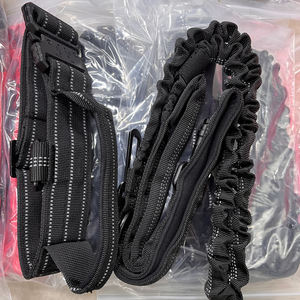 Custom Designer Logo Kwaliteit Verstelbare Sterke Zware Nylon Tactische Grote Hondentrainingshalsband Met Handvat Voor Honden - Product Image 3