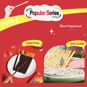 Bánh quy bán buôn Pocky que 55g vị phô mai phủ socola, vị giòn ngọt, đồ ăn vặt kiểu Á - Product Image 5