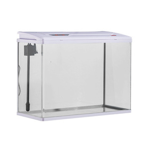 Ultra-White Custom Creative Small Eco-<strong>Fish</strong> Tank For Goldfish And Betta <strong>Fish</strong> Home Desktop <strong>Aquarium</strong> Set - Product Image 5