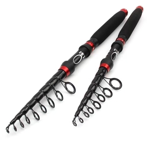 Canne à pêche télescopique ultra-courte en fibre de carbone, légère et portable, pour la pêche à l'appât – Vente en gros à prix réduit - Product Image 5