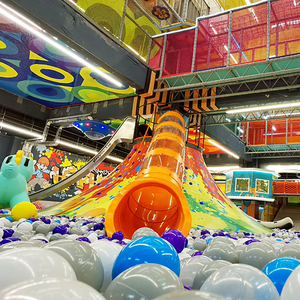 Parc d'attractions Cheer Amusement <span class=keywords><strong>de</strong></span> 6000 m², aire <span class=keywords><strong>de</strong></span> jeux intérieure pour enfants sur mesure avec grands toboggans, piscine à balles, parc <span class=keywords><strong>de</strong></span> trampolines - Product Image 2