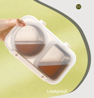 SS304 Magnetronbestendige 400ml Kinder Snackbox RVS Lunchbox Bento Box