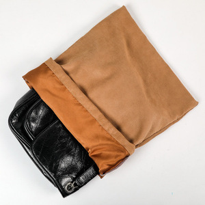 Wholesale Custom Print logo Flannelette Fabric Luxury Drawstring Velvet <strong>Dust</strong> <strong>Bags</strong> for <strong>Handbags</strong> - Product Image 2