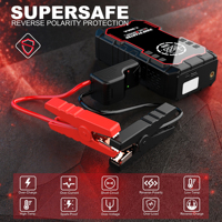 Nouveau Démarreur de Voiture Robuste 3000A 2026, Booster de Batterie 12V 20000mAh avec Compresseur d'Air 150PSI, Écran LCD, Certifié CE/FCC