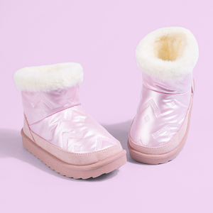 Stivali da Neve Luccicanti per Bambine, <span class=keywords><strong>Stivaletti</strong></span> Antiscivolo da Esterno per Bambine 4-6 Anni, Vendita all'Ingrosso Personalizzata - Product Image 3