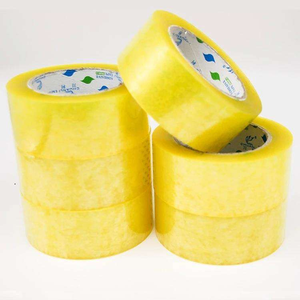 Cinta Adhesiva de Embalaje de Venta Caliente, Cinta de Sellado Bopp, Cinta Amarilla Impermeable para Embalaje de Cartón, Oferta de Impresión Acrílica - Product Image 4