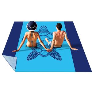 Prêt <span class=keywords><strong>à</strong></span> expédier <span class=keywords><strong>Mandala</strong></span> Style bohême pliable étanche au sable couverture de pique-nique en plein air tapis de plage avec sac <span class=keywords><strong>à</strong></span> cordon - Product Image 1