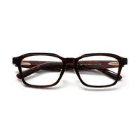 Benyi lunettes de luxe avec logo en métal personnalisé lunettes de créateur anti-lumière bleue pour hommes monture en acétate noir lunettes de style myopie