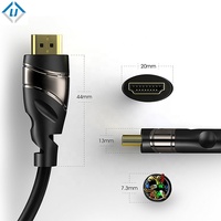 Câble HDMI 8K 60HZ LJ Zhongshan, prend en charge 4K 60Hz, haute vitesse, 48 Gbps, retour audio
