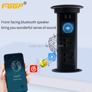 Đen Hot Bán Nhà Máy FGGP Cơ Giới Pop Up Outletfor Bếp Tabletop Israel Phổ Schuko Ổ Cắm - Product Image 2