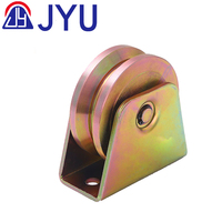 Industrial ISO Durable Acero Polea Rueda Puerta Gabinete Herrajes Sistema de rodillo de rueda inferior Insonorizado Fácil instalación