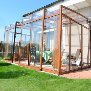 <span class=keywords><strong>Solarium</strong></span> thermique toutes saisons pliable et rétractable en aluminium, véranda en verre Low-E, serre isolée pour cour toute <span class=keywords><strong>l</strong></span>'année - Product Image 5