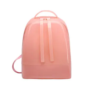 K009 Stylish candy jelly kids plain custom 3d backpack bag girls ladies pvc mini cute children small jelly bags 2021 for women