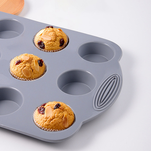 Moldes <span class=keywords><strong>De</strong></span> <span class=keywords><strong>Silicona</strong></span> <span class=keywords><strong>De</strong></span> Alta Calidad Para <span class=keywords><strong>Muffins</strong></span> Pan 12 Tazas <span class=keywords><strong>Molde</strong></span> <span class=keywords><strong>De</strong></span> <span class=keywords><strong>Silicona</strong></span> Para Magdalenas <span class=keywords><strong>Molde</strong></span> <span class=keywords><strong>De</strong></span> Hornear Cupcake <span class=keywords><strong>De</strong></span> Queso Antiadherente - Product Image 2