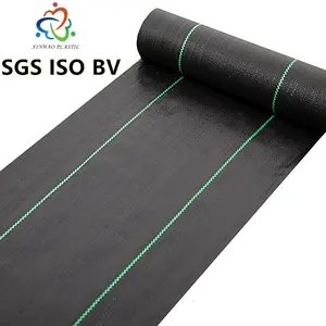 0,3 m-9M PP Woven Weed Mat Factory Weed Barrier Ground Cover Fabric PE Anti Grass Cloth Garden Cover Cubierta de plástico