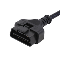 Cable OBDII de 16 Pines Macho a SCSI de 20 Pines, Cable SCSI a OBD para Interfaz VGA, Diagnóstico, Programación DIY
