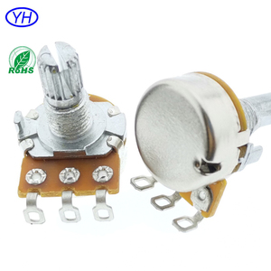 Mẫu Miễn Phí 1K 2K 4.7K 5K 10K 20K 47K 50K 100K 200K 250K 500K 1M Carbon Film 16Mm Rotary <span class=keywords><strong>Potentiometer</strong></span> Với Soldering Pins - Product Image 3