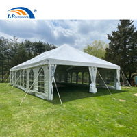 Tente à cadre en aluminium classique de style commercial extérieur de 30x40 pi pour location de fêtes et de mariages