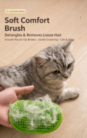 2026 En gros Griffoir pour chat sur pied de table en TPR personnalisé avec peigne, jouet de toilettage et de massage, fournitures multifonctionnelles pour animaux de compagnie