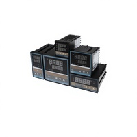 Contrôleur de température numérique K Pt100 Rex C100 M, thermostat en plastique pour four, prise en charge OEM/ODM, 100-240VAC, sept segments