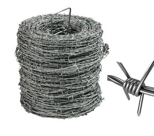 Rollo <span class=keywords><strong>de</strong></span> <span class=keywords><strong>Alambre</strong></span> <span class=keywords><strong>de</strong></span> Púas Galvanizado en Caliente <span class=keywords><strong>de</strong></span> Alta Calidad al <span class=keywords><strong>por</strong></span> Mayor, 200/300/500 <span class=keywords><strong>Metros</strong></span> - Product Image 1