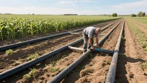 Nhà máy đang bán ống nước HDPE màu đen và màu xanh linh hoạt để tưới tiêu nông nghiệp với giá rất thấp - Product Image 5