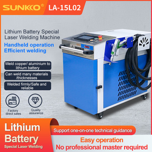 Machine de soudage laser portative spéciale pour batteries au lithium SUNKKO <span class=keywords><strong>LA</strong></span>-15L02, nouvelle machine de soudage pour batteries de stockage d'énergie, pistolet de soudage portatif - Product Image 3