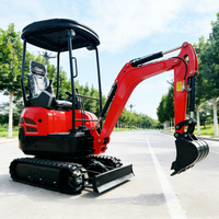 Excavator Mini SDLOT Gratis Ongkir 1 Ton 2 Ton 3 Ton Mesin Kubota CE EURO5 EPA Baru Crawler Digger Rumah Pertanian
