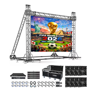 Écran LED DDW P2.6/P2.9/P3.91 7680Hz 8K IP65 étanche pour location extérieure, affichage vidéo pour zones de fans et matchs en direct - Product Image 1