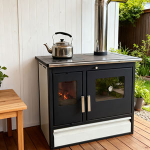 RC1201A Poêle à <span class=keywords><strong>bois</strong></span> durable en acier avec four et plaque de cuisson Poêle à <span class=keywords><strong>bois</strong></span> pour cuisiner et chauffer Stufa <span class=keywords><strong>a</strong></span> Legna - Product Image 4