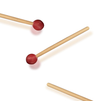 Best-seller Manche en bois Boule en caoutchouc Coloré et Durable Instrument Percussion Outil Marteau Musique Marteau maillet