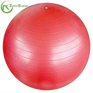 Zhensheng PVC 55cm 65cm 75cm Custom Logo And Color Inflatable Fitness Swiss Ball Exercise Yoga Ball Wholesale