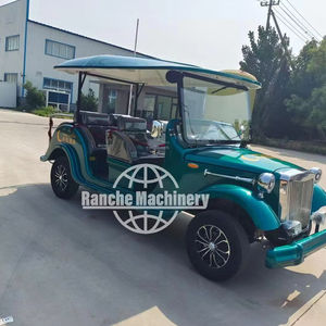 รถเที่ยวชมเมืองไฟฟ้า RC คุณภาพสูง แบตเตอรี่ตะกั่วกรด 72V ระยะทาง 70-90 กม. ความเร็วสูงสุด 60 กม./ชม. 4-17 ที่นั่ง รถวินเทจสุดหรู - Product Image 1